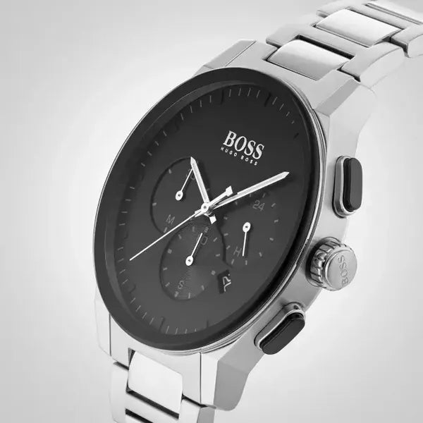 Hugo Boss Peak Chrono 1513762 férfi kronográf óra, 44 mm, acél, WR30