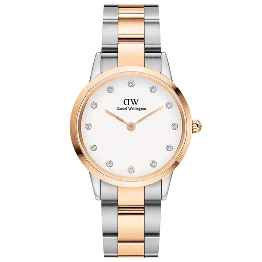 Daniel Wellington Iconic Link Lumine női karóra 32 mm, rózsaarany-ezüst