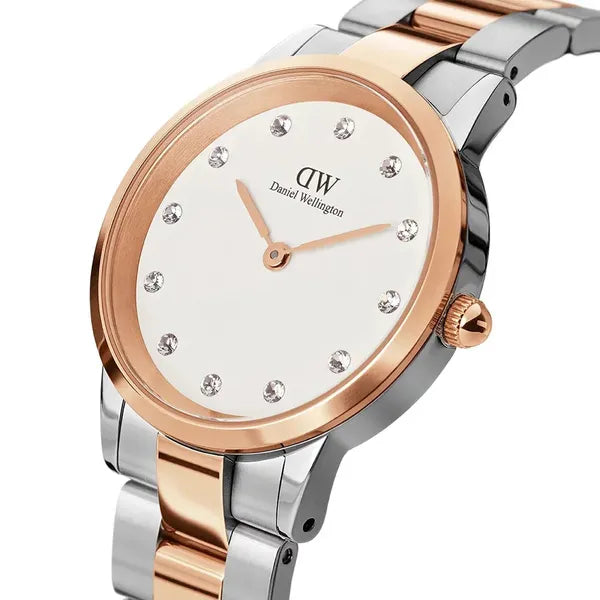 Daniel Wellington Iconic Link Lumine női karóra 32 mm, rózsaarany-ezüst