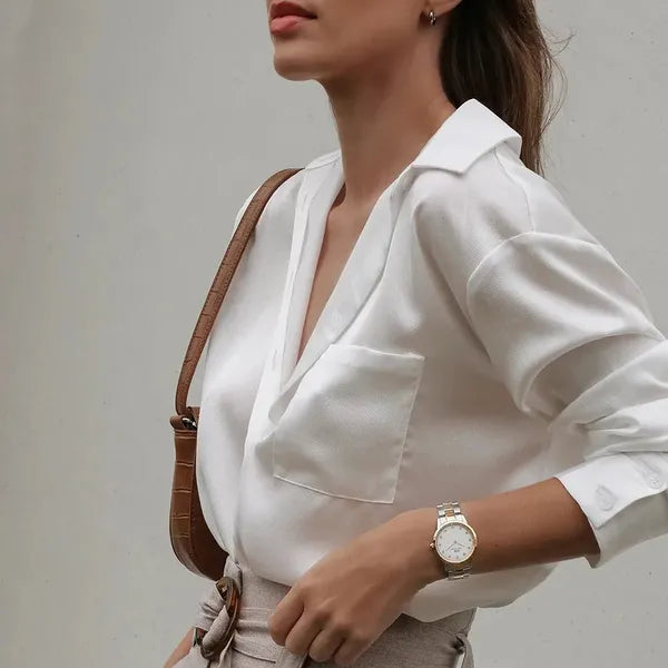 Daniel Wellington Iconic Link Lumine női karóra 32 mm, rózsaarany-ezüst