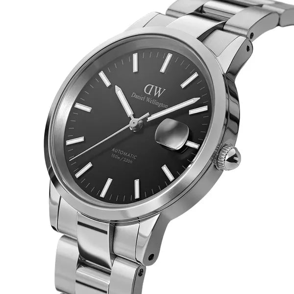 Daniel Wellington Iconic Link automata férfi karóra, 40 mm, fekete számlap