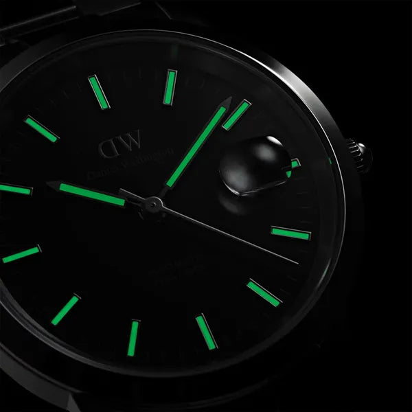 Daniel Wellington Iconic Link automata férfi karóra, 40 mm, fekete számlap