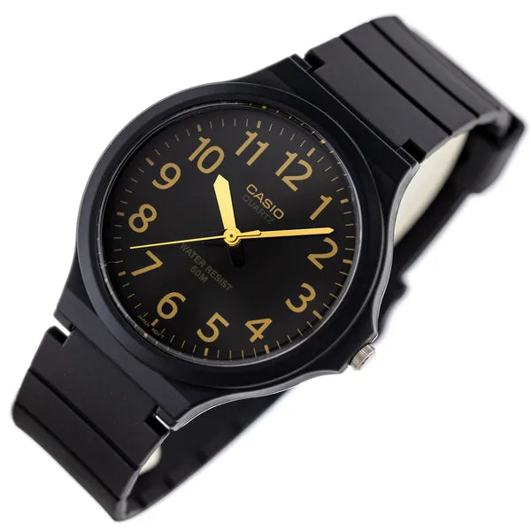 Casio MW-240-1B2 férfi karóra, 44 mm, fekete, WR50, kvarc
