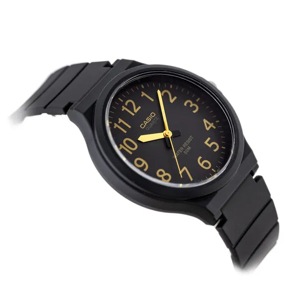 Casio MW-240-1B2 férfi karóra, 44 mm, fekete, WR50, kvarc