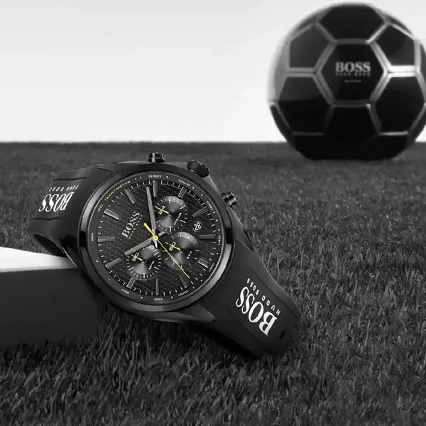 Hugo Boss 1513859 Distinct férfi kronográf karóra, fekete, 47 mm