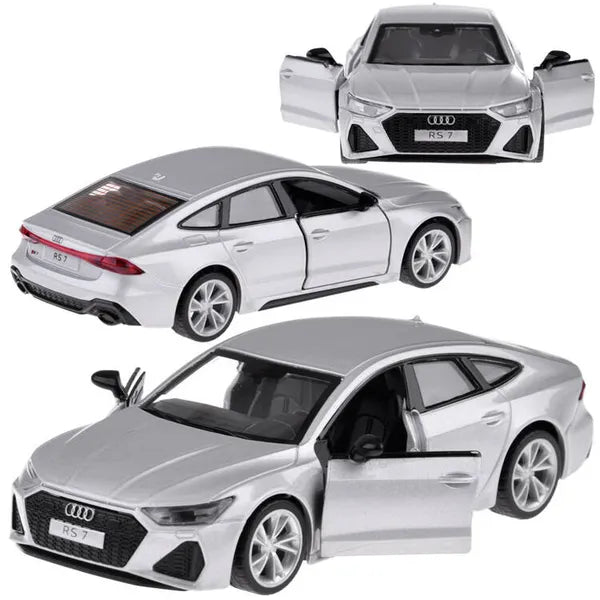 Audi RS 7 Sportback fém modellautó 1:35, hang-fény, visszahúzós