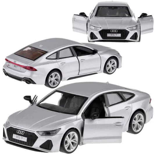Audi RS 7 Sportback fém modellautó 1:35, hang-fény, visszahúzós