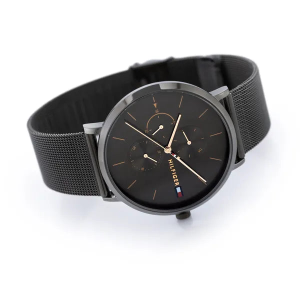 Tommy Hilfiger Jenna női karóra, grafit rozsdamentes acél, 38 mm