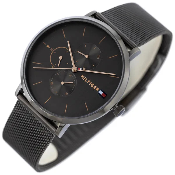 Tommy Hilfiger Jenna női karóra, grafit rozsdamentes acél, 38 mm