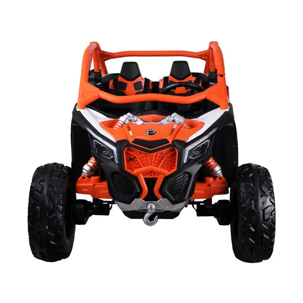 2-személyes elektromos gyerek buggy 4x4, 24V, EVA kerekek, Can-Am Maverick