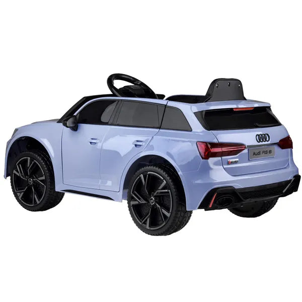Audi RS6 akkumulátoros gyerek autó, 12V, 2x25W, EVA kerekek, távirányító