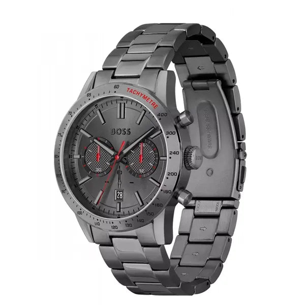 Hugo Boss Allure 1513924 férfi kronográf karóra, grafit rozsdamentes acél, WR50