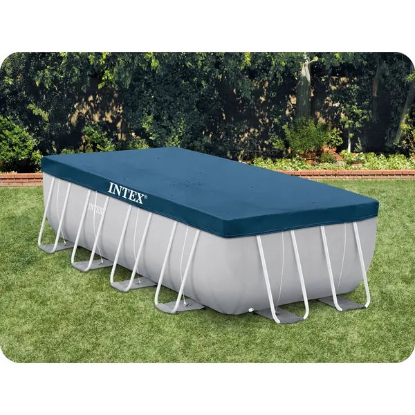 Medence takaró fólia vázas medencéhez 400×200 cm (vinil, leeresztő lyukakkal)