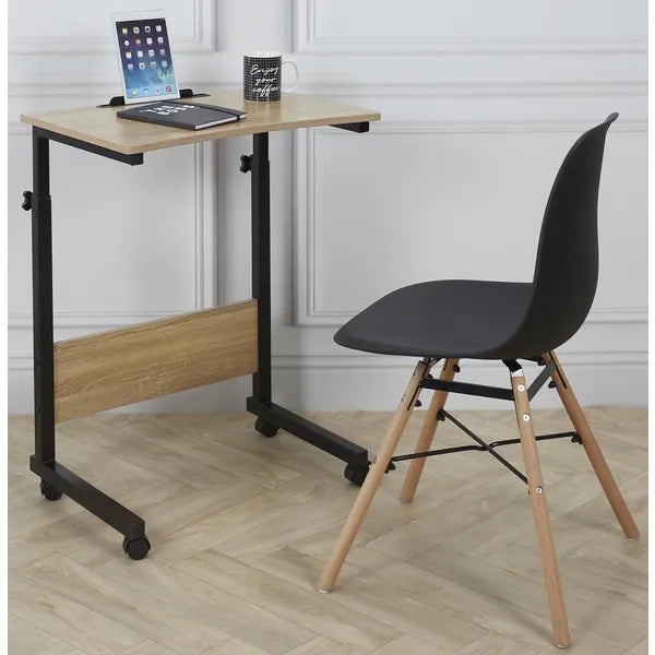 Laptopasztal kerekekkel, ágy fölé, fekhely fölé - barna | PJJCT0135-60C