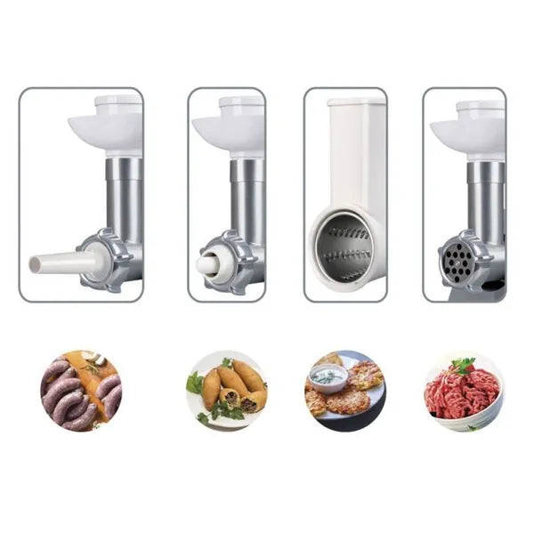 Eldom M200ZT húsdaráló és zöldségreszelő, 400 W, 1,5 kg/perc