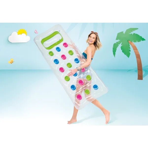 INTEX felfújható strandmatrac úszáshoz, 188×89 cm, PVC