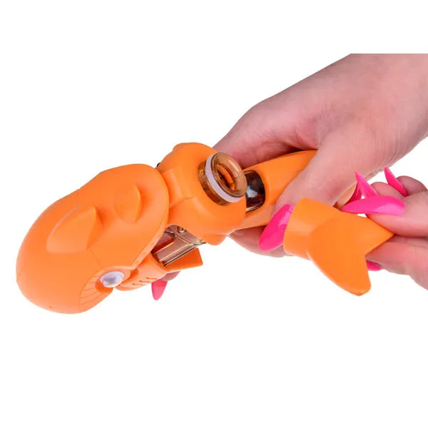 Narancssárga cápa zsebes vízipisztoly, 15,5 cm – gyerekeknek