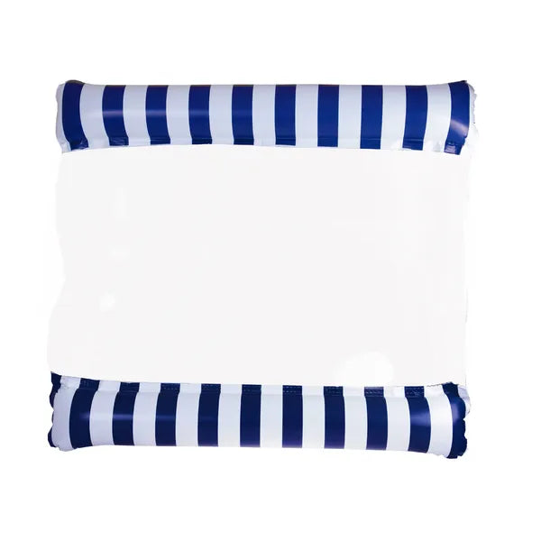 Vízi hálós függőágy matrac, PVC, 115×135 cm, 2 személyes, pumpával