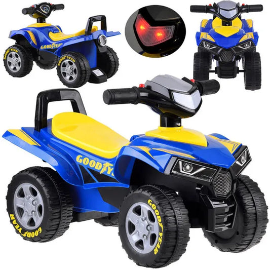 Goodyear gyerek quad lábbal hajtós jármű, hang- és fényhatások, 18 hó+, 25 kg