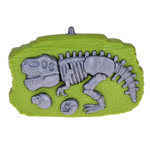 Zöld távirányítós dinoszaurusz játék, hang- és fényhatásokkal, 36 cm