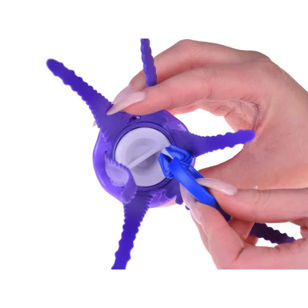 Világító, forgó polip búvártanuló fürdőjáték, 14 cm, több szín