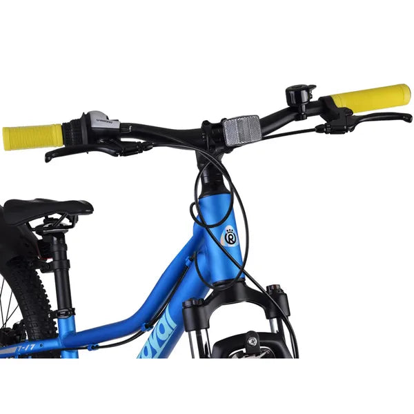 24" gyerek- és tinédzser MTB kerékpár, alu váz, 8 fokozat, tárcsafék, teleszkóp