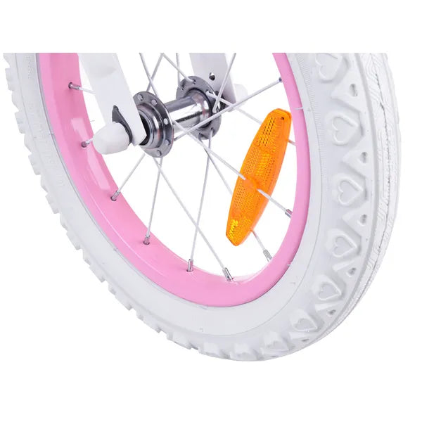 RoyalBaby Star Girl 16" lány kerékpár kosárral, pótkerékkel, acél váz