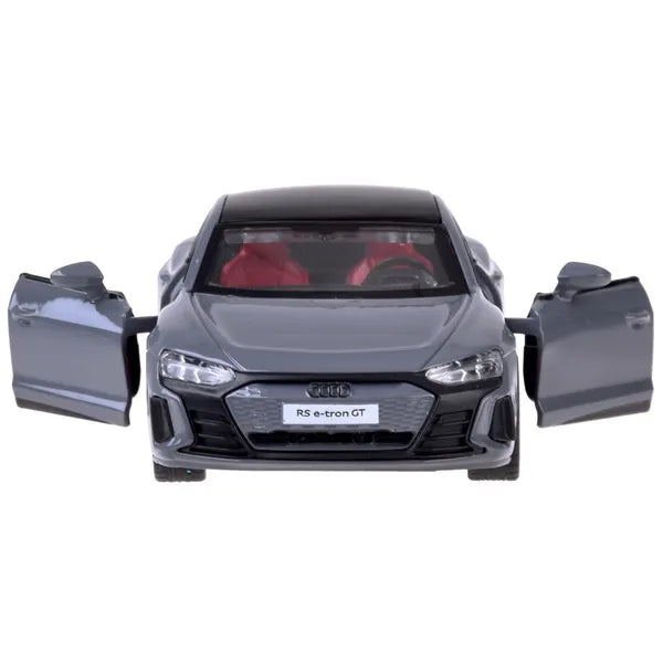 Audi RS e-tron GT 1:36 fém modellautó hang- és fényeffekttel, szürke