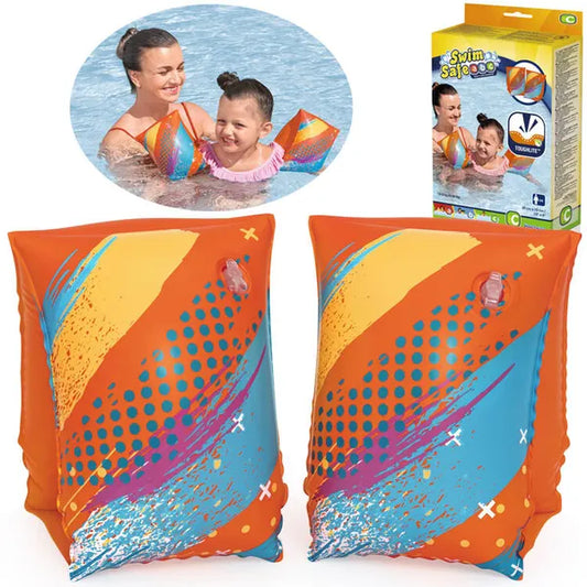 Bestway narancssárga, pillangós felfújható úszókarúszó S/M (3-6 év)