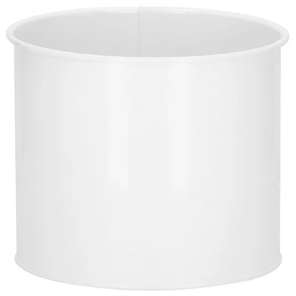 Fehér matt fém virágtartó állvány, Ø14,5 cm, 22 cm magas