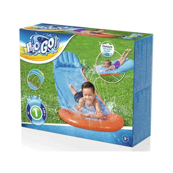 Bestway H2O GO! Tsunami egysávos vízicsúszda 4,88 m, beépített zuhany