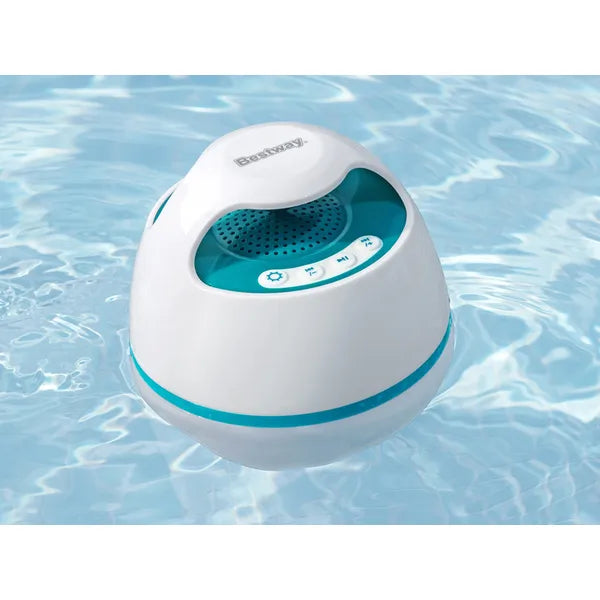 Lebegő Bluetooth hangszóró medencéhez, IP67, LED fény, 6 óra üzemidő