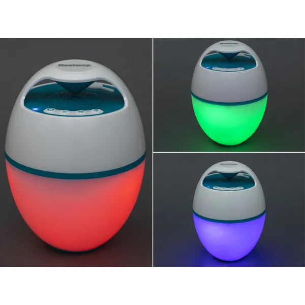 Lebegő Bluetooth hangszóró medencéhez, IP67, LED fény, 6 óra üzemidő