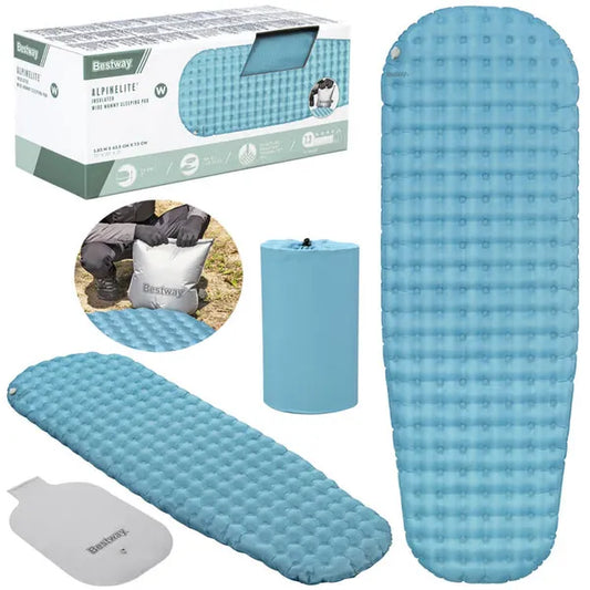 Bestway AlpineLite önfelfújó szigetelt túramatrac 183×63,5×7,5 cm