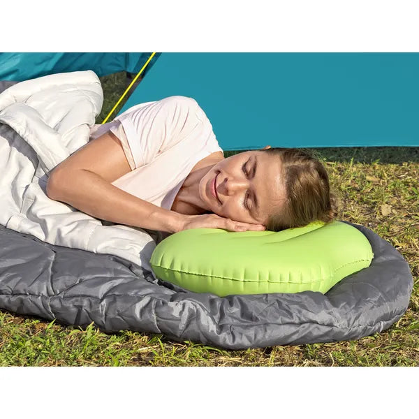 Bestway WanderLite felfújható utazópárna, zöld, 42×30 cm