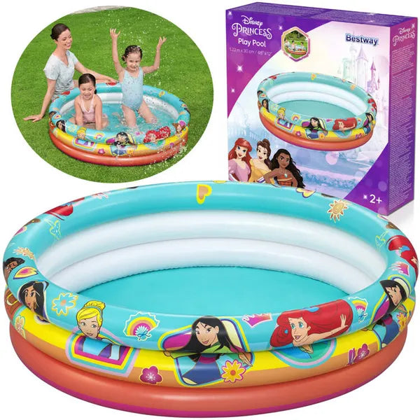 Bestway Disney Princess felfújható gyermekmedence 122×30 cm, PVC