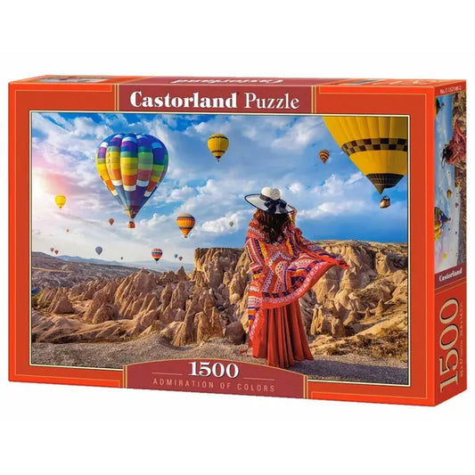 1500 darabos puzzle – Színek csodája, 68×47 cm