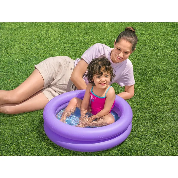 Bestway felfújható baba pancsolómedence lila 61×15 cm (21 l)