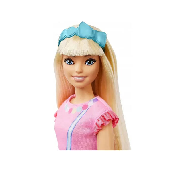 Barbie Első Barbie-m baba, mozgatható végtagok, 34 cm, fésű+cica táska