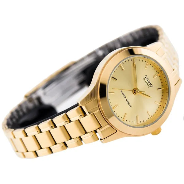 Casio LTP-1128N-9A női karóra, arany, rozsdamentes acél, quartz