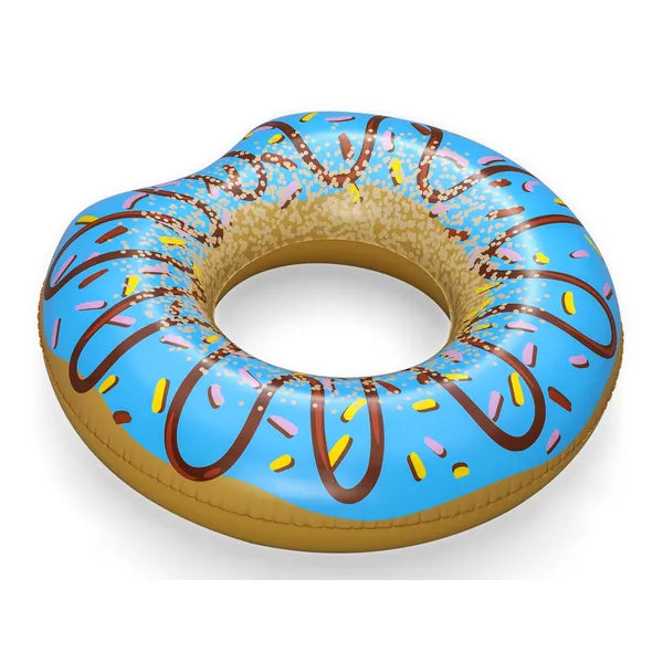 Bestway kék felfújható úszógumi donut formában, 107 cm PVC