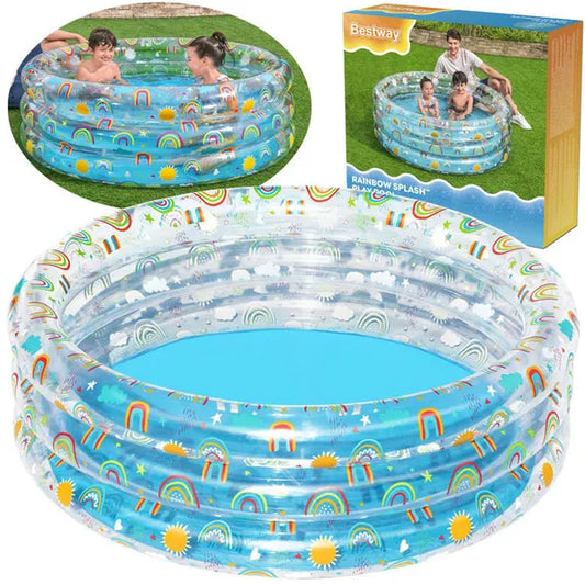 Bestway gyümölcs mintás felfújható gyermekmedence, 150×53 cm, 445 l