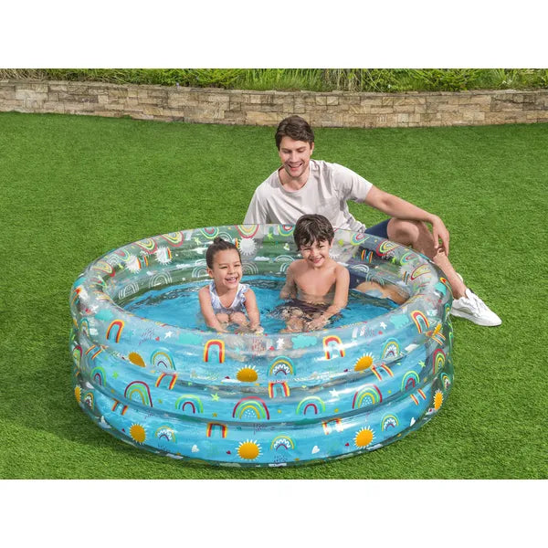 Bestway gyümölcs mintás felfújható gyermekmedence, 150×53 cm, 445 l