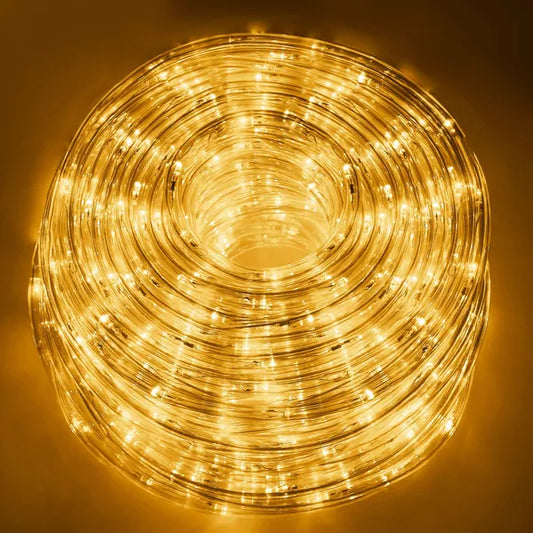 Meleg fehér LED fénycső 10 m – 240 LED, IP44, 8 fényprogram