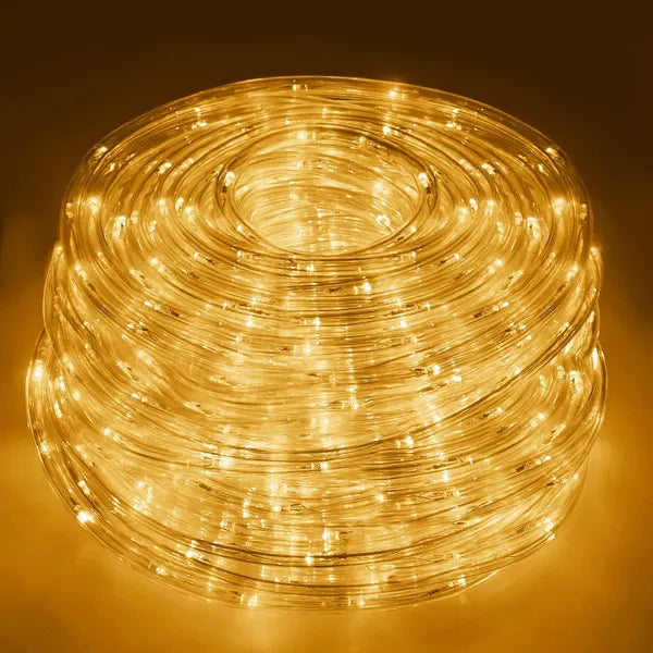 Meleg fehér LED fénycső 10 m – 240 LED, IP44, 8 fényprogram