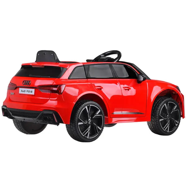 Audi RS6 elektromos gyerekautó 12V 2×25W motor, EVA kerekek, távirányító