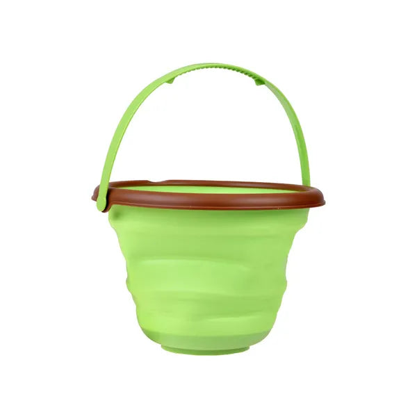Összehajtható szilikon vödör gyerekeknek, kiwi dizájn, 2,5 l