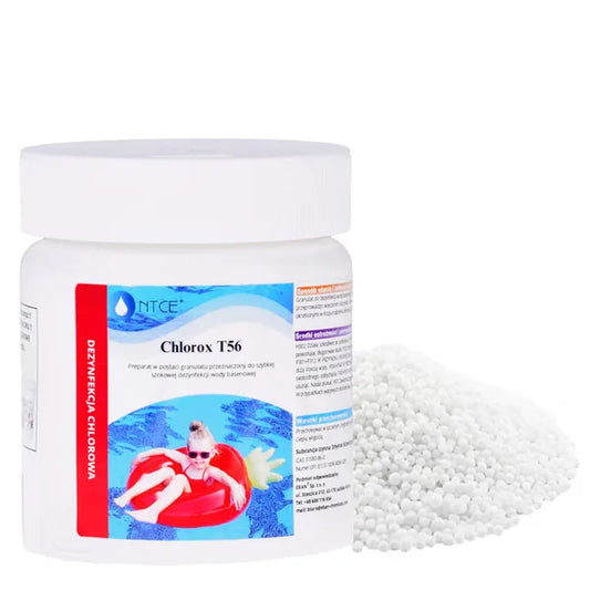 Chlorox T56 klórgranulátum 0,5 kg – algásodás- és baktériummentes medence