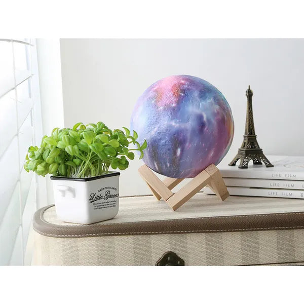 3D RGB holdlámpa 15 cm, USB-töltés, távirányító