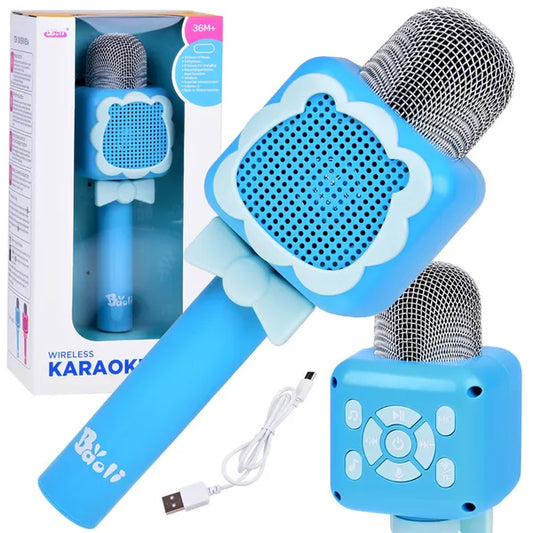 Vezeték nélküli karaoke mikrofon gyerekeknek Bluetooth-szal, felvétellel, TF slot